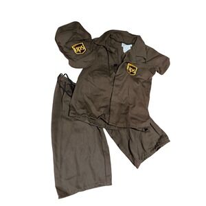 California Costumes UPS Driver Toddler Costume Brown 3pc Set Size 2-4 00043